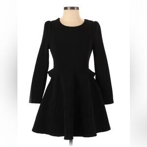 La Chapelle Sport long sleeved fit and flare peplum dress, size 36 or small